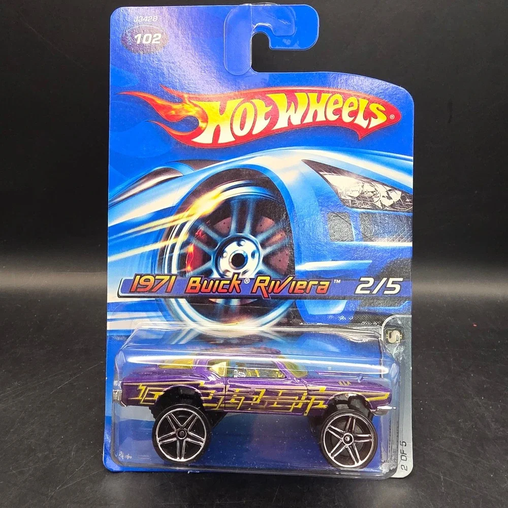 Hot Wheels 1971 Buick Riviera Purple Hi-Rakers Series 2006